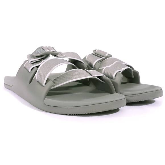 NEW CHACO men\'s chillos slide sandal in gray main image 4